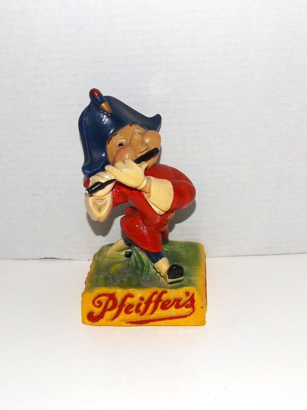 1950s Pfeiffer’s Beer Advertising Chalkware Colonial Fife Player Read Desc.